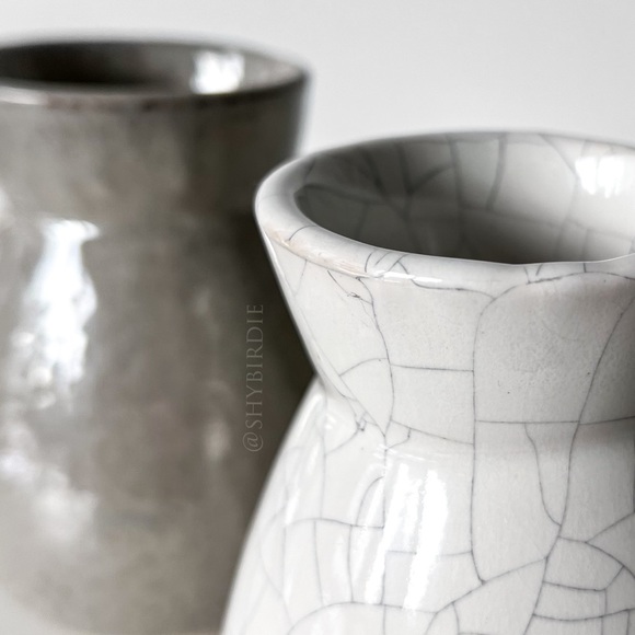 Indigo Other - NEW Set of 2 Ceramic Vases